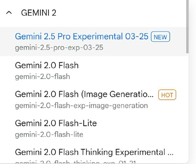 Gemini 2.5 Pro 上线ai studio