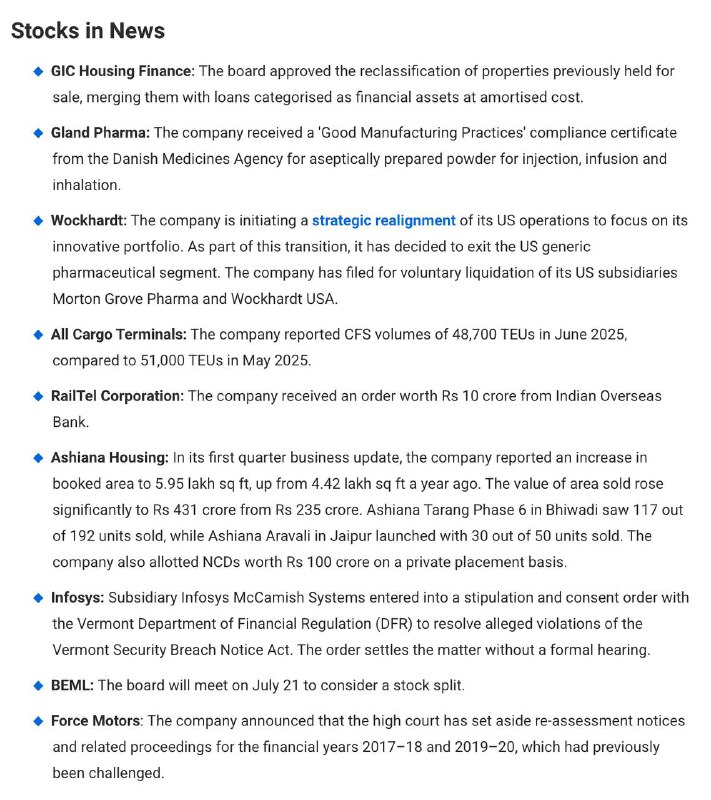 STOCKS TO WATCHSTOCKS TO WATCH