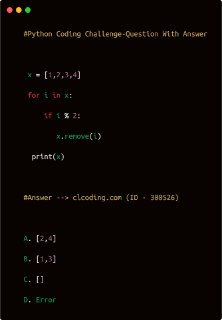 Python Coding Challenge - Question with Answer (ID -300526) Answer with Explanation: https://www.clcoding.com/2026/05/python-coding-challenge-id-300526.html