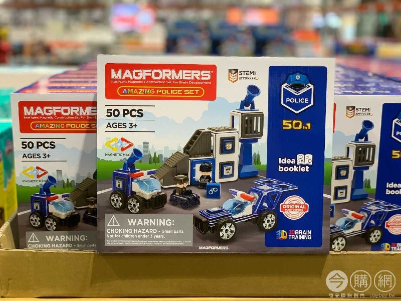 #Costco好市多1月新品通知MAGFORMERS 創意警車 #124364
