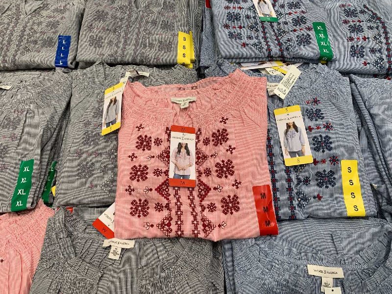 #Costco好市多7月新品通知VINTAGE AMERICA 女棉質七分袖上衣 #125570