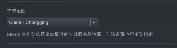 Steam 上個月新添了十來個下載伺服器，其中有重慶，但是我這邊更新了好幾次都沒有出現，這可能是一個蒸汽中國特供的信號🤔