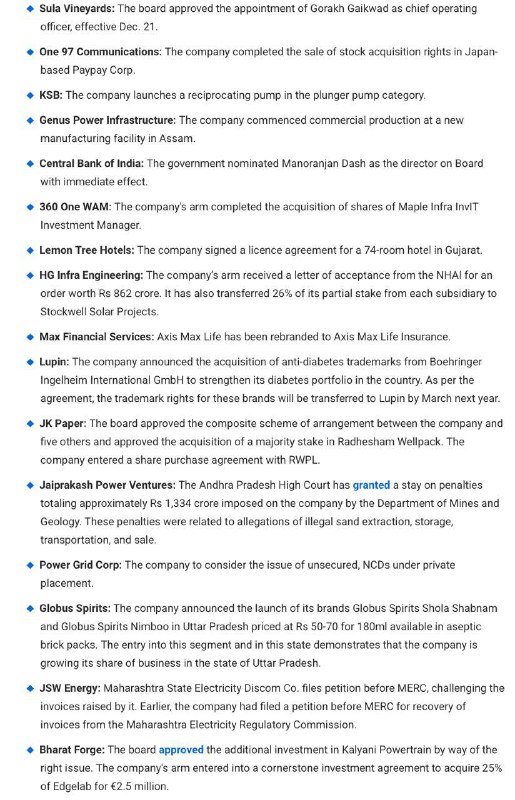 Stocks to WatchStocks to Watch