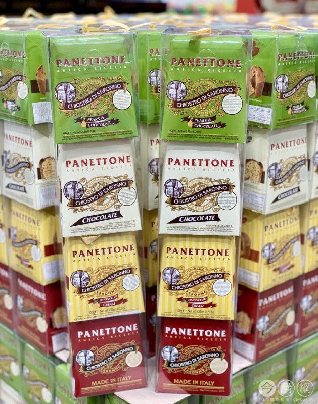 10/19 Costco新商品，迷你義大利蛋糕，有經典、檸檬甜酒、巧克力、巧克力梨四種口味，搭配茶和咖啡很適合