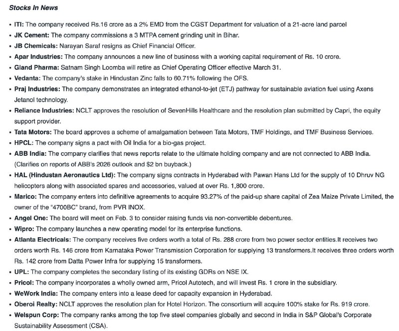 STOCKS TO WATCHSTOCKS TO WATCH