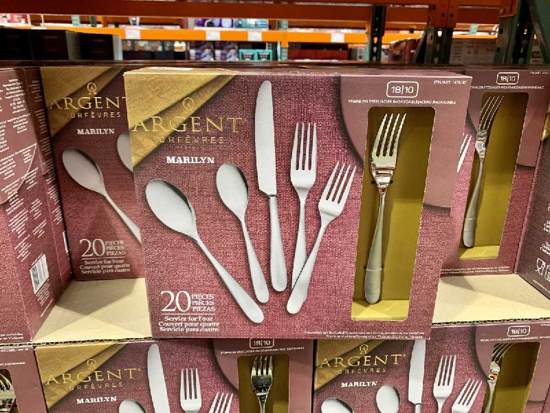 #Costco好市多07月新品通知ARGENT 不鏽鋼餐具20件組 #1476137