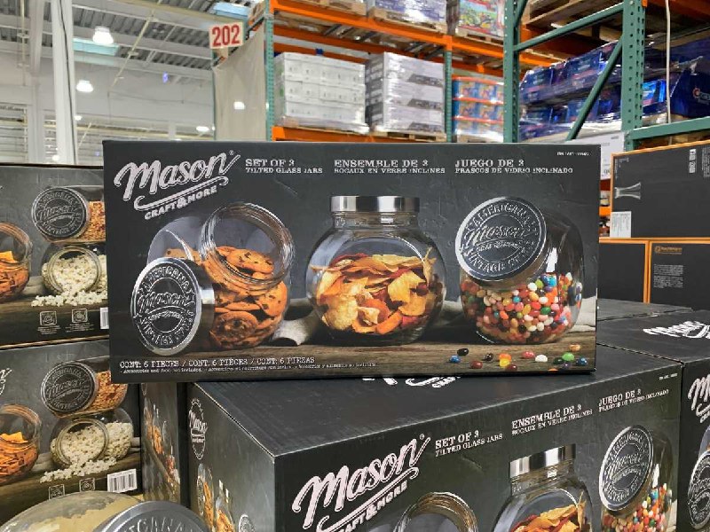 #Costco好市多3月新品通知MASON CRAFT＆MORE 玻璃廣口收納罐 #1338487