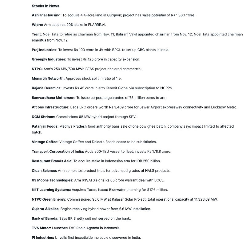 Stocks to Watch