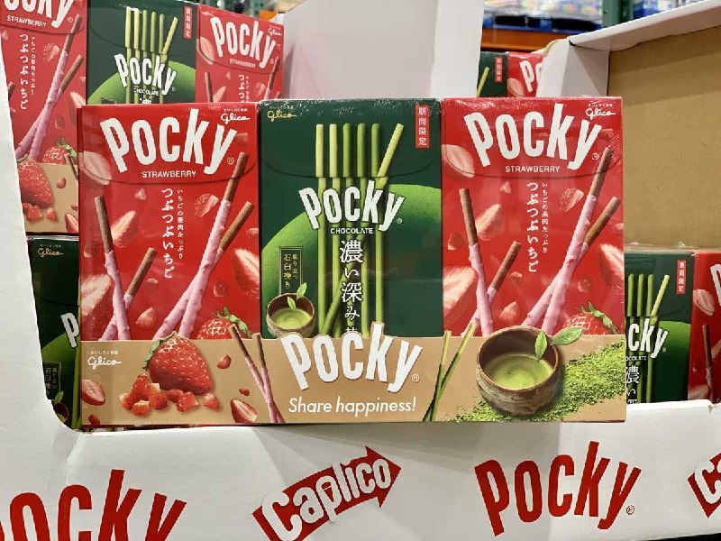 110/07/30 Costco新商品通知POCKY 百奇濃郁系草莓抹茶雙口味 #132890