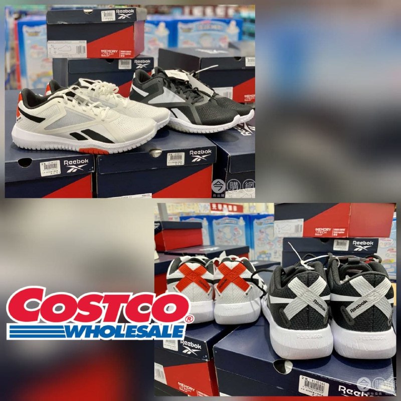 Costco目擊REEBOK 復古慢跑鞋，配色覺得滿好看的，價格很甜，美國尺寸8~12號都有，現在現場還很多新商品情報連結 