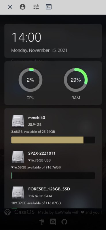 CasaOS，一个简单、优雅、好用的开源「家庭云」系统