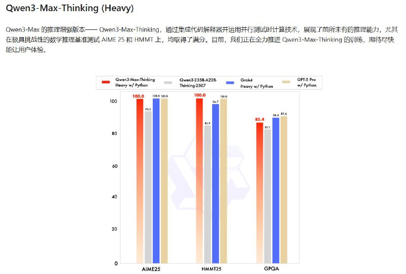 Qwen3-Max重磅升级：上线深度思考功能通义千问最新旗舰模型Qwen3-Max已在官网上线