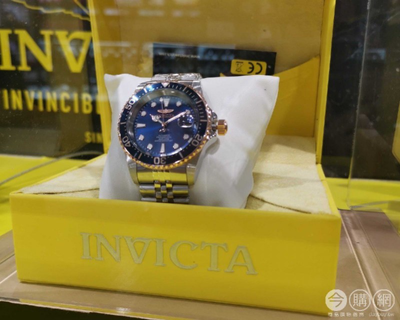 #Costco好市多8月新品通知INVICTA男錶 不鏽鋼金銀錶帶黑色錶面 #1420607