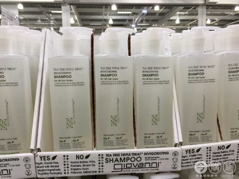 Costco折價通知05/13(四)前 折80元#1篇FB社團開箱GIOVANNI 茶樹洗髮精 #62371
