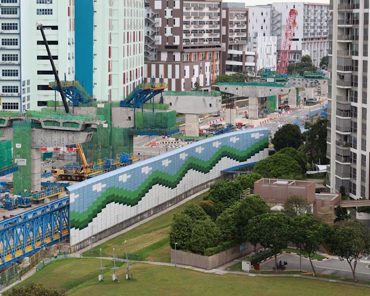 Tunnelling just 1m from an operational MRT line, blasting through hard rock and building Singapore’s longest viaduct: Engineers describe the obstacles slowing down the construction of the North-South Corridor, one of Sin