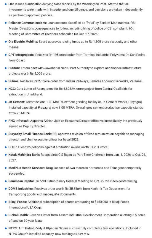 STOCKS TO WATCHSTOCKS TO WATCH