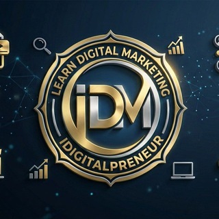 Learn Digital Marketing - IDigitalpreneur. Telegram Channel logo