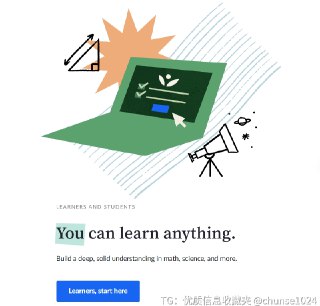 可汗学院提供免费的、世界一流的在线学习课程。强烈推荐Python和JavaScript编程课程，一集10分钟，每天学一点。🔛恰好【沉浸式翻译】完美支持可汗学院，双语字幕一点就来！🔛可汗学院支持一键跳转youtube观看，恰好【沉浸式翻译】完美支持youtube双语字幕，也是一键搞定https://www.khanacademy.org/优质信息收藏夹https://t.me/chunse1024
