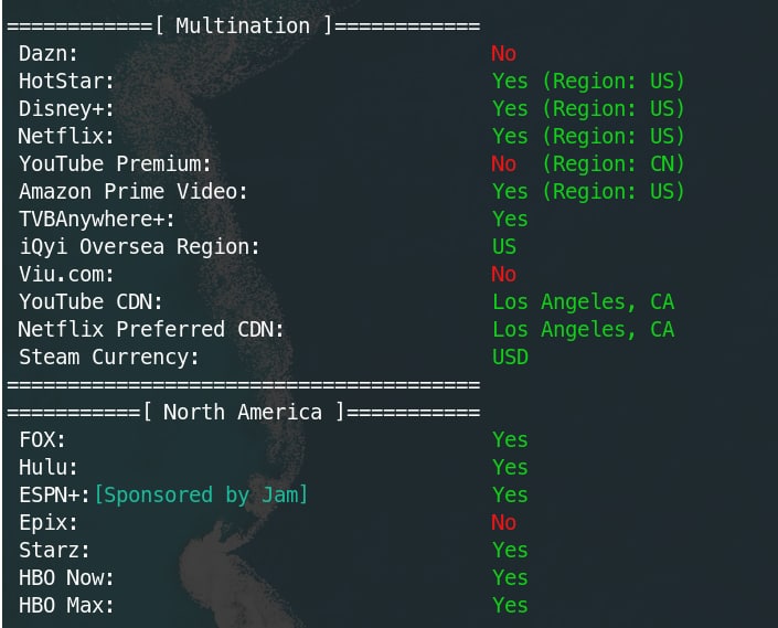 没想到cloudcone9.9刀的机子，还能解锁这么多流媒体，估计测速的大佬也跑完了，现在垃圾移动的速度还算比较稳