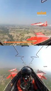 צפו | צוות סוריה קירן משתלט על שמי ורנאסי כשהעיר מארחת את 'כנפיים מעל גנגס' בחגיגות יום חיל האוויר ההודי ה…