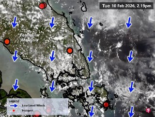 新加坡周边地区仍有零星火点。国家环境局指出，新加坡和周边地区预计从星期三（2月11日）起迎来降雨。 https://zb.sg/iTrv