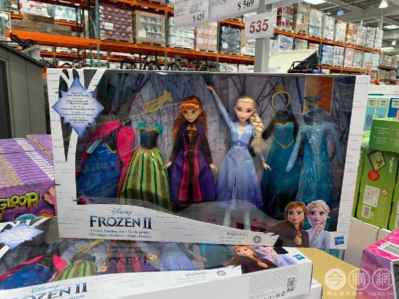 #Costco好市多12月新品通知FROZEN 冰雪奇緣換裝公主2入 #124221