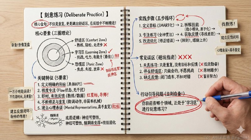 【我用Gemini 3 一键生成手绘涂鸦笔记】我自己很喜欢手写涂鸦，最近用Gemini 3 研究出了这类图片，很惊艳