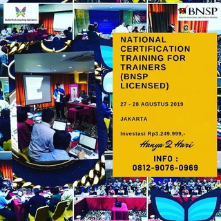 INFO TRAINING DAN SERTIFIKASI BNSP++