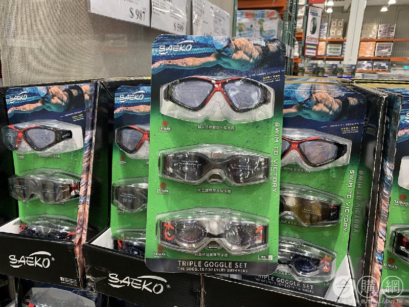 #Costco好市多6月新品通知SAEKO 成人泳鏡3入組 #124836