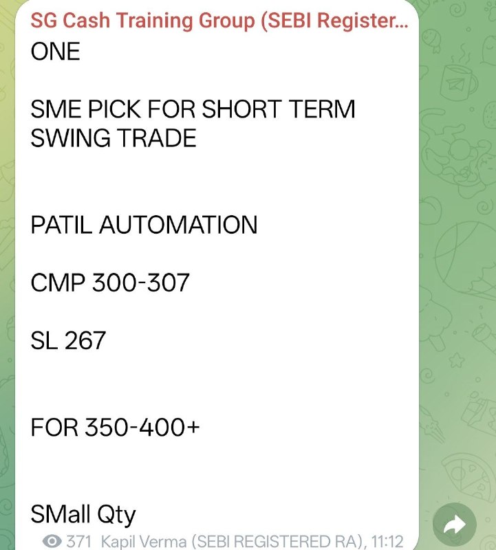 Image from a post by Stock Gainers (SEBI Registered)