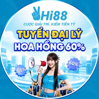 Telegram profile photo for Hi88 TUYỂN ĐẠI LÝ HOA HỒNG 60%