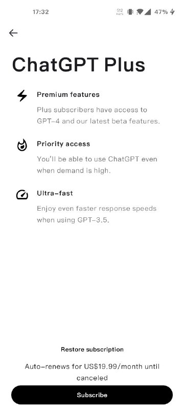 虽然说GPT安卓客户端早就支持订阅和语音了
