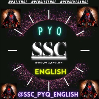 Telegram profile photo for SSC PYQ ENGLISHgs
