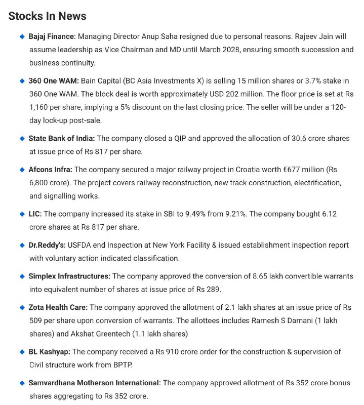 STOCKS TO WATCHSTOCKS TO WATCH
