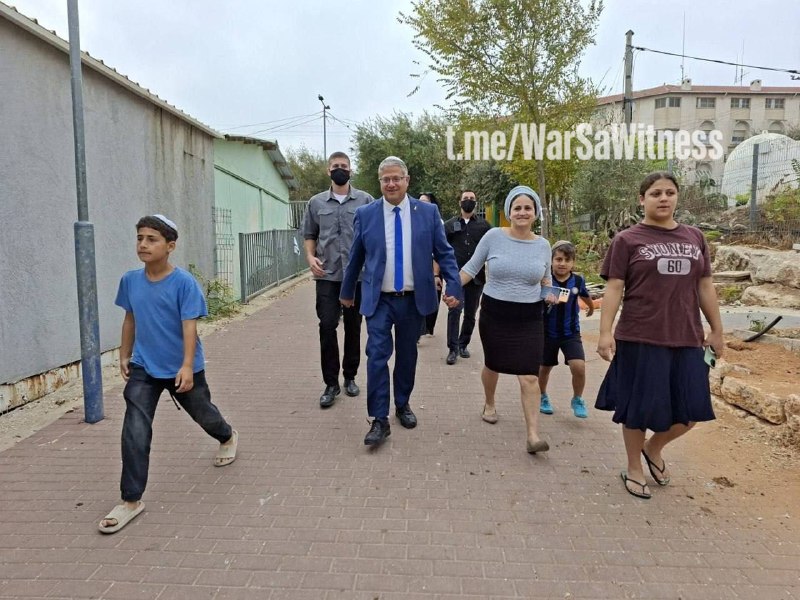 בן גביר וראש משפחתו להצביע בבחירות לכנסת.