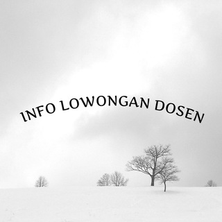 INFO LOWONGAN DOSEN