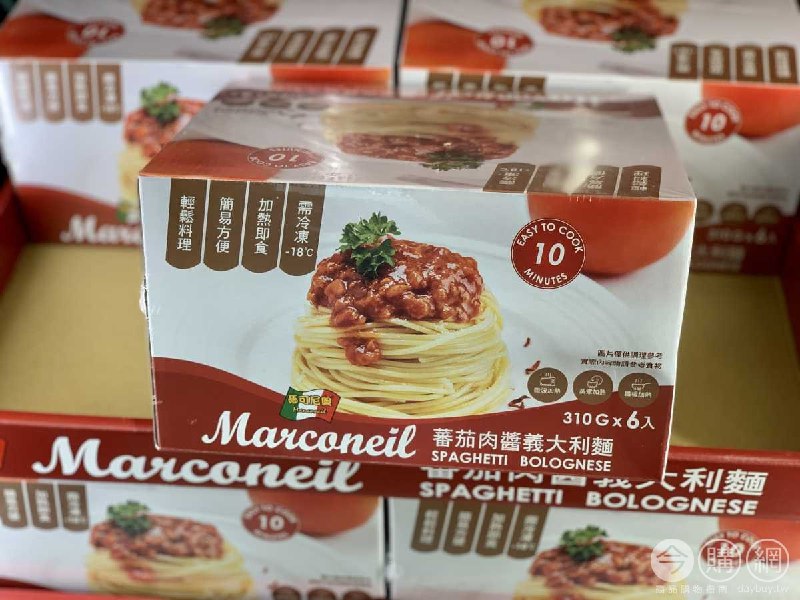 110/08/03 Costco目擊商品通知MARCONEIL 馬可尼奧番茄肉醬鐵板麵 #65293