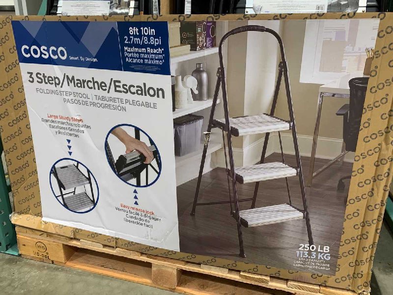 #Costco好市多03月新品通知COSCO 三層鋁梯 #1293493