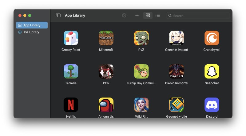 PlayCover，在 Mac 上运行 iOS 游戏和应用的工具#MacOS #游戏专为 Apple Silicon Mac 设备（M 系列芯片）设计，用于运行 iOS 应用和游戏的工具