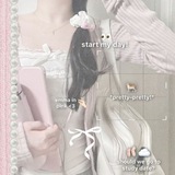 𓍼 pink days stitched with soft habits & little joys