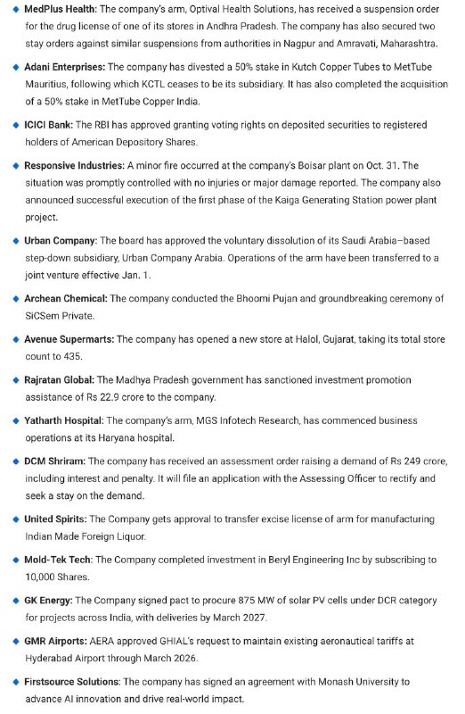 STOCKS TO WATCHSTOCKS TO WATCH