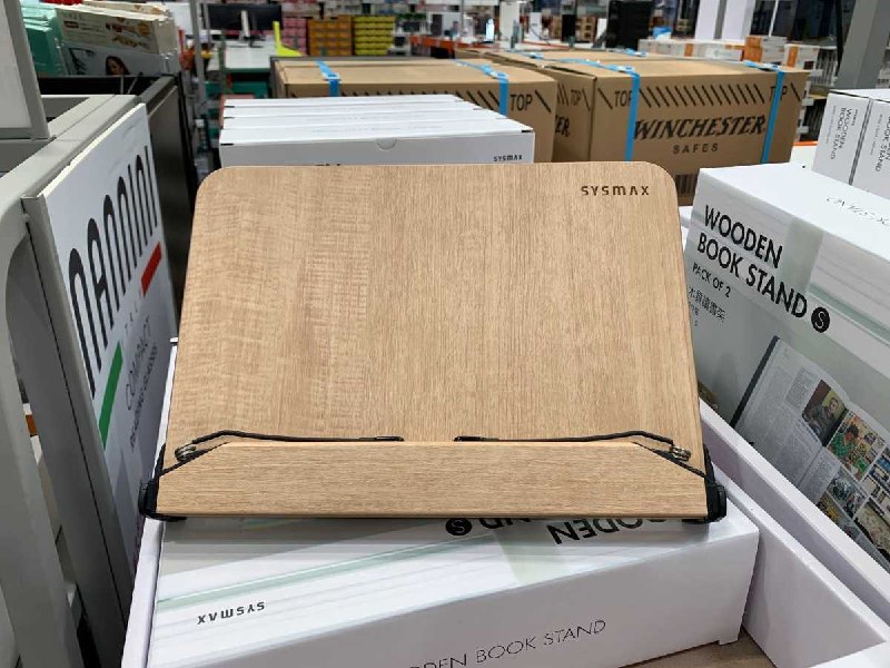 #Costco好市多8月新品通知SYSMAX 木製讀書架兩件裝 #128481