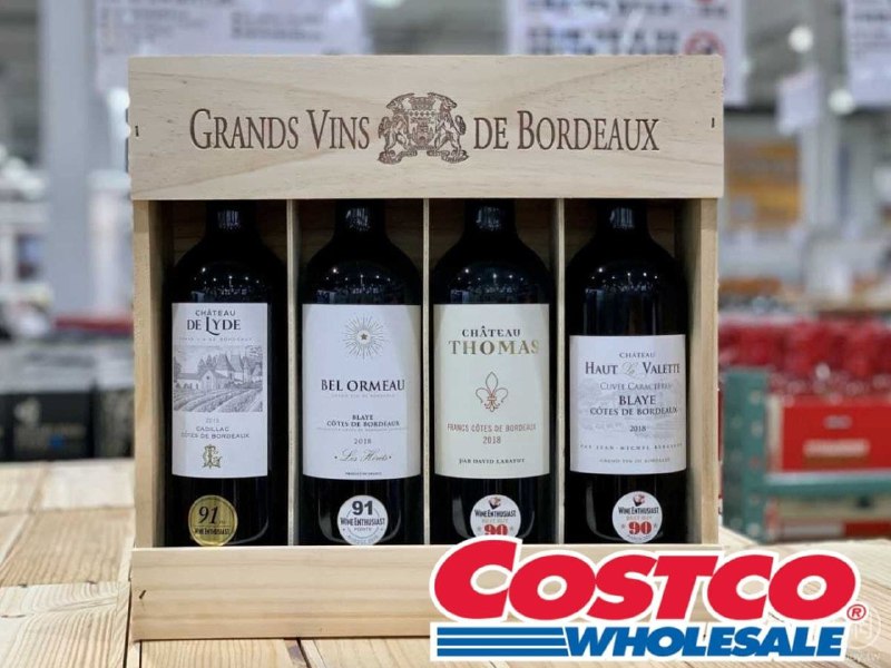 Costco新商品 90分波爾多紅酒禮盒 ，四種法國波爾多，酒款皆得到葡萄酒愛好者90分以上的評價，價格好便宜不知道cp值高不高🤩新商品情報連結 