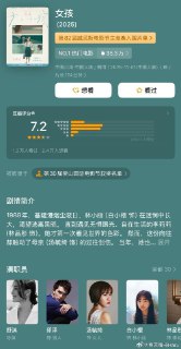 舒淇导演的《女孩》豆瓣开分7.2分。内地上映4天的票房仅256万，猫眼预测的最终票房是503万。