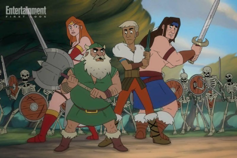 پارسی گیم ️: اولین تصاویر انیمیشن سریالی Golden Axe منتشر شد 🤩🛑بازی Golden Axe یکی از آثار کلاسیک کنسول سگا بود که گیمرهای قدیمی با آ