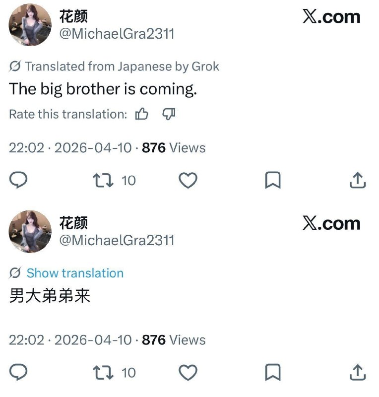 x 推特上线自动翻译，设置方法  https://bbs.zsxwz.com/thread-8578.htm这翻译水平