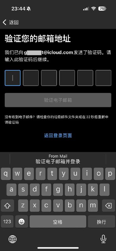 今日搞笑：给我往框里自动填充了“验证电子邮件”六个大字😌