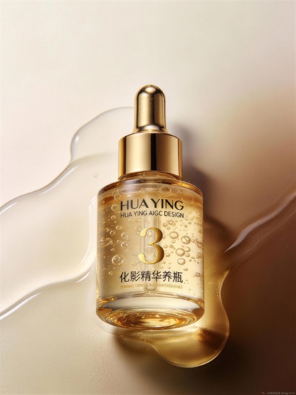 AIGC直出精准控图，护肤品摄影大片（附教程） 既梦4.5+4.1护肤品摄影大片，提示词参考：红色区域为花朵，蓝色区域为绿植