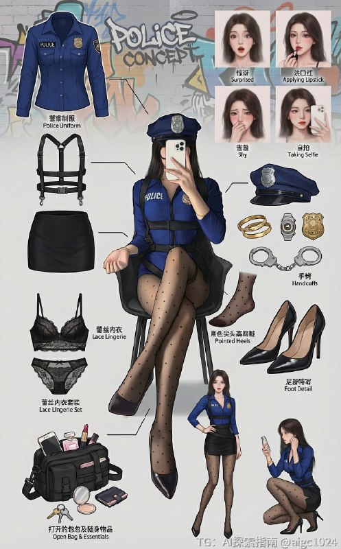 可甜可盐可御的穿搭来啦！ootd@aigc1024可甜可盐可御的穿搭来啦！ootd@aigc1024