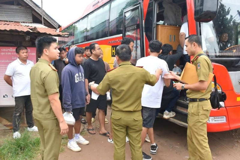 东南亚抓捕遣返线索：沙湾拿吉解救63名印尼籍受害者 将协助遣返回国 7月10日 老挝沙湾配图